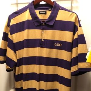 LSU golf shirt by Ashworth
